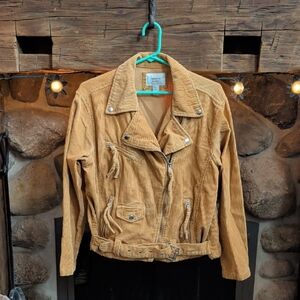 Urban Outfitters Tan Corduroy Utility Jacket